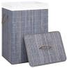 Bamboo Laundry Basket Grey 72 L - Stylish Organization