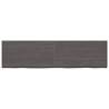 Wall Shelf Dark Brown - Solid Oak | Hipomarket UK