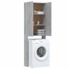 Washing Machine Cabinet Grey Sonoma | 64x25.5x190 cm