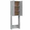 Washing Machine Cabinet Grey Sonoma | 64x25.5x190 cm