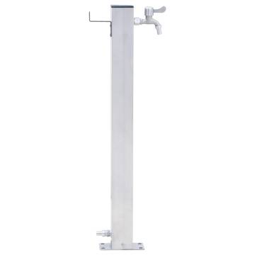 Garden Water Column 40 cm Stainless Steel - Hipomarket UK