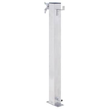 Garden Water Column 40 cm Stainless Steel - Hipomarket UK