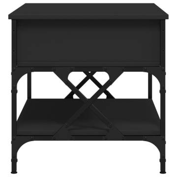 Stylish Black Coffee Table - 70x50 cm | Hipomarket UK