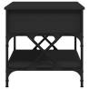 Stylish Black Coffee Table - 70x50 cm | Hipomarket UK