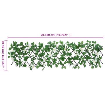 Artificial Ivy Trellis Expandable Green - 5 pcs | HipoMarket