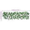 Artificial Ivy Trellis Expandable Green - 5 pcs | HipoMarket