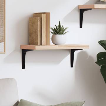 Wall Shelf 40x20 cm - Solid Beech Wood Storage Solution