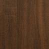 Elegant Brown Oak Corner Desk - Modern Engineered Wood Design