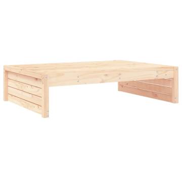 Garden Footstool 120x80 cm - Solid Wood Pine | Hipo Market