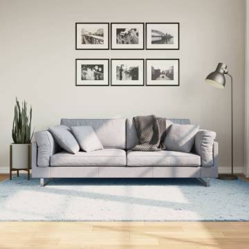 HUARTE Soft & Washable Blue Rug 160x230 cm | Hipomarket UK