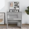 Dressing Table with Mirror Grey Sonoma 86.5x35x136 cm Colour grey sonoma Quantity in Package 1 