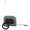 Durable Pet Bike Trailer - Red & Grey Oxford Fabric | HipoMarket