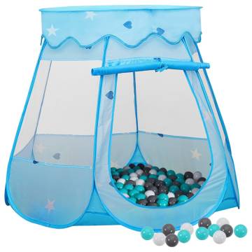 Children Play Tent with 250 Balls - Blue | Hipomarket UK