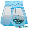 Children Play Tent with 250 Balls Blue 102x102x82 cm Colour multicolour 1 Quantity in Package 1 