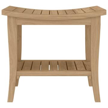 Bathroom Side Table - Solid Teak 50x35x45 cm | HipoMarket