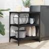 Stylish Kitchen Trolley Black 60x41x76 cm | Hipomarket UK