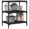 Stylish Kitchen Trolley Black 60x41x76 cm | Hipomarket UK