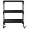 Stylish Kitchen Trolley Black 60x41x76 cm | Hipomarket UK