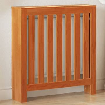 Radiator Cover Wax Brown - Solid Pine Wood | 79.5x19x84 cm