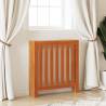 Radiator Cover Wax Brown - Solid Pine Wood | 79.5x19x84 cm