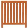 Radiator Cover Wax Brown - Solid Pine Wood | 79.5x19x84 cm