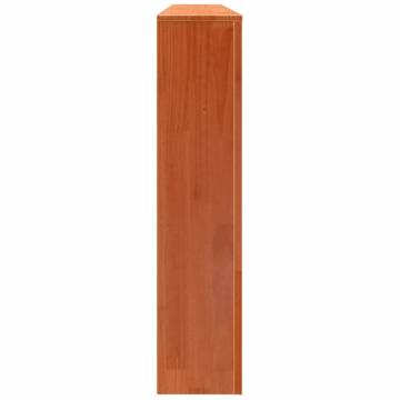 Radiator Cover Wax Brown - Solid Pine Wood | 79.5x19x84 cm