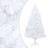 210 cm Pre-lit White Xmas Tree with Ball Set – Hipomarket