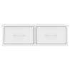 Wall-mounted Drawer Shelf White - 60x26x18.5 cm | Hipomarket