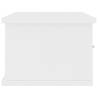 Wall-mounted Drawer Shelf White - 60x26x18.5 cm | Hipomarket