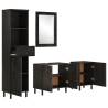 4 Piece Bathroom Cabinet Set - Solid Wood Mango - Stylish Storage