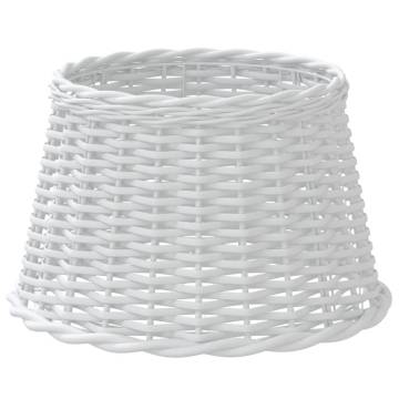 Lamp Shade White Ø45x28 cm Wicker - Stylish & Functional