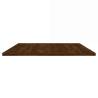 4 Pcs Brown Oak Wall Shelves - Stylish Storage Solution