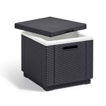 Keter Ice Cube Cooler Box - Stylish Graphite Design