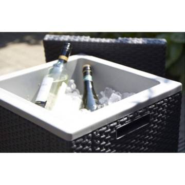 Keter Ice Cube Cooler Box - Stylish Graphite Design