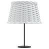 Charming White Wicker Lamp Shade Ø38x23 cm - Hipomarket