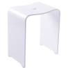 RIDDER Bathroom Stool Trendy White Colour white 