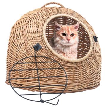 Natural Willow Cat Transporter - 45x35x35 cm | HipoMarket