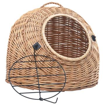 Natural Willow Cat Transporter - 45x35x35 cm | HipoMarket