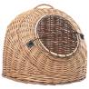 Natural Willow Cat Transporter - 45x35x35 cm | HipoMarket