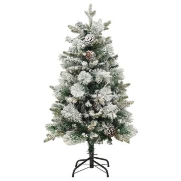 Pre-lit Christmas Tree 150cm with Snow & Cones | HipoMarket