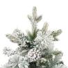 Pre-lit Christmas Tree 150cm with Snow & Cones | HipoMarket