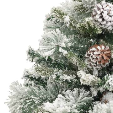 Pre-lit Christmas Tree 150cm with Snow & Cones | HipoMarket