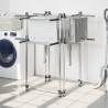 Aluminium Laundry Drying Rack 107x107x120 cm - HipoMarket