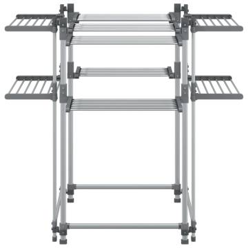 Aluminium Laundry Drying Rack 107x107x120 cm - HipoMarket