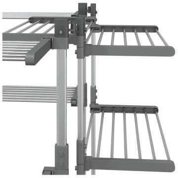 Aluminium Laundry Drying Rack 107x107x120 cm - HipoMarket