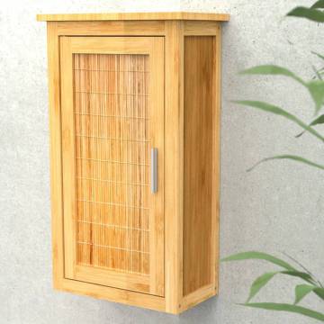 EISL High Cabinet with Door - Bamboo 40x20x70 cm | Hipomarket