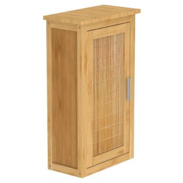 EISL High Cabinet with Door - Bamboo 40x20x70 cm | Hipomarket