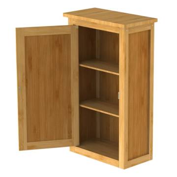 EISL High Cabinet with Door - Bamboo 40x20x70 cm | Hipomarket