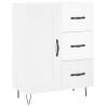 Highboard High Gloss White | Stylish Engineered Wood Storage