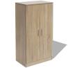 Stylish Shoe Cabinet with 7 Shelves - Oak Finish | HipoMarket